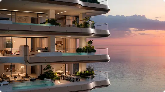 The Alba Furnished Residences Banner Side View