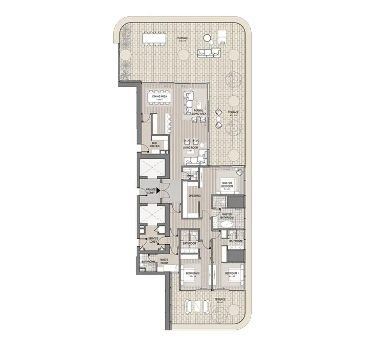 3 Bedroom Apartment