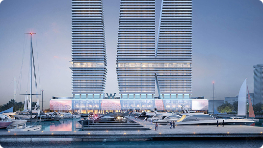 W Residences at Dubai Harbour slider landing page featured image