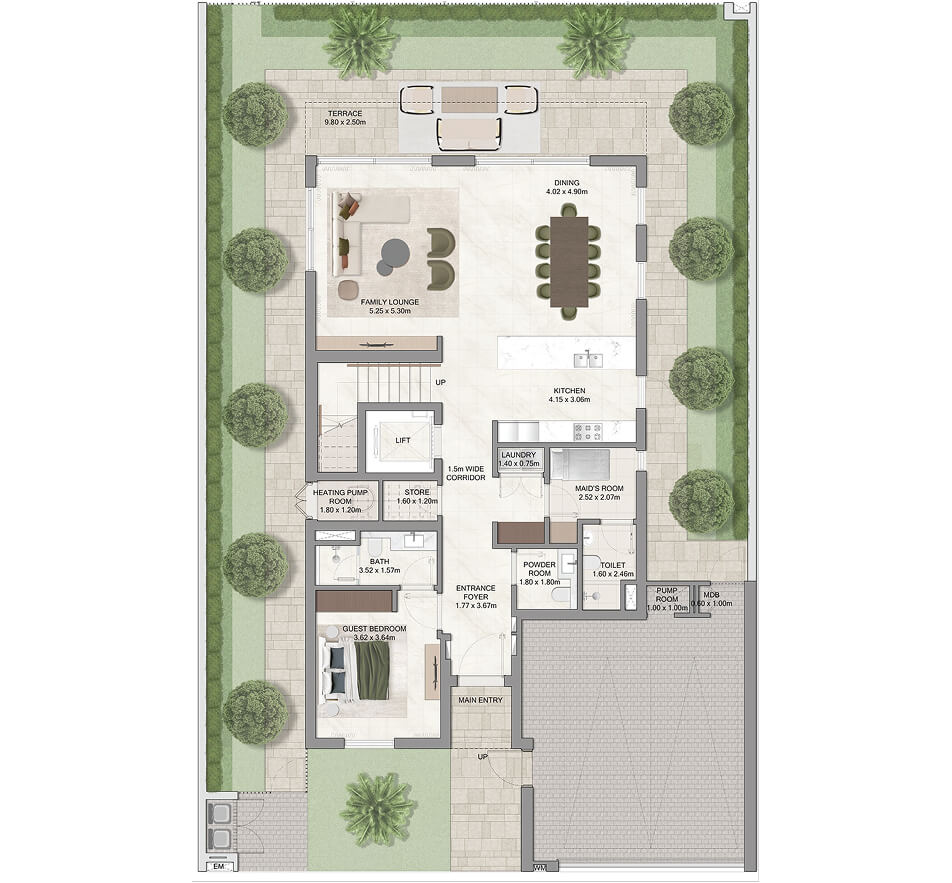 5 Bedroom Villa - B
