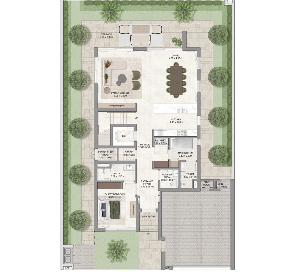 5 Bedroom Villa - B
