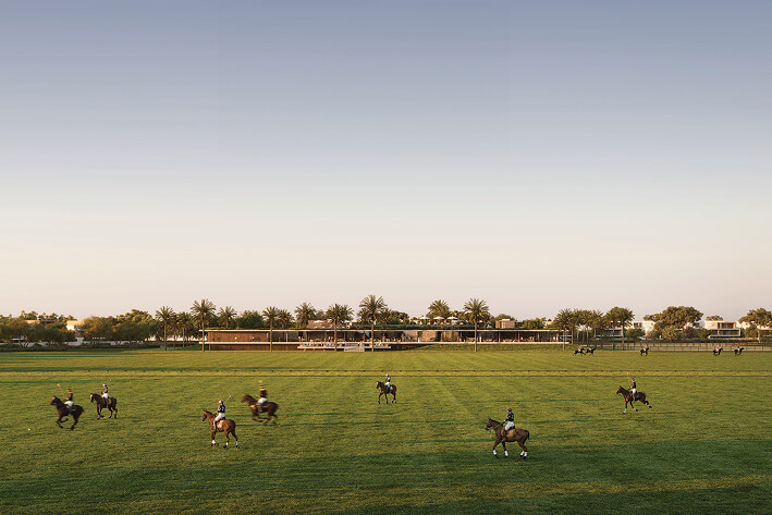 Golf course and horse riding grounds