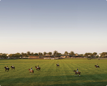 Golf course and horse riding grounds