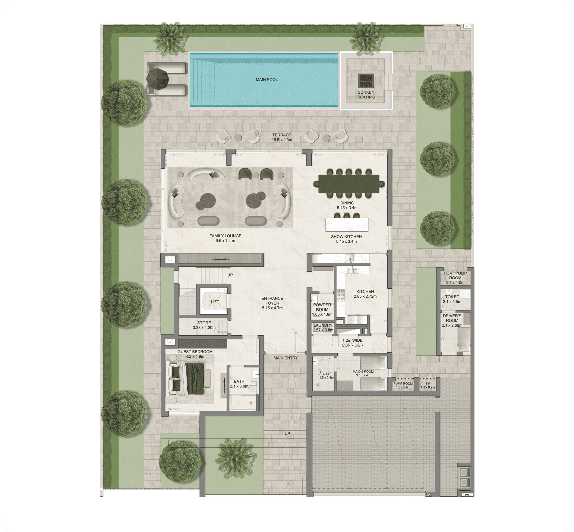 5 Bedroom Villa - A