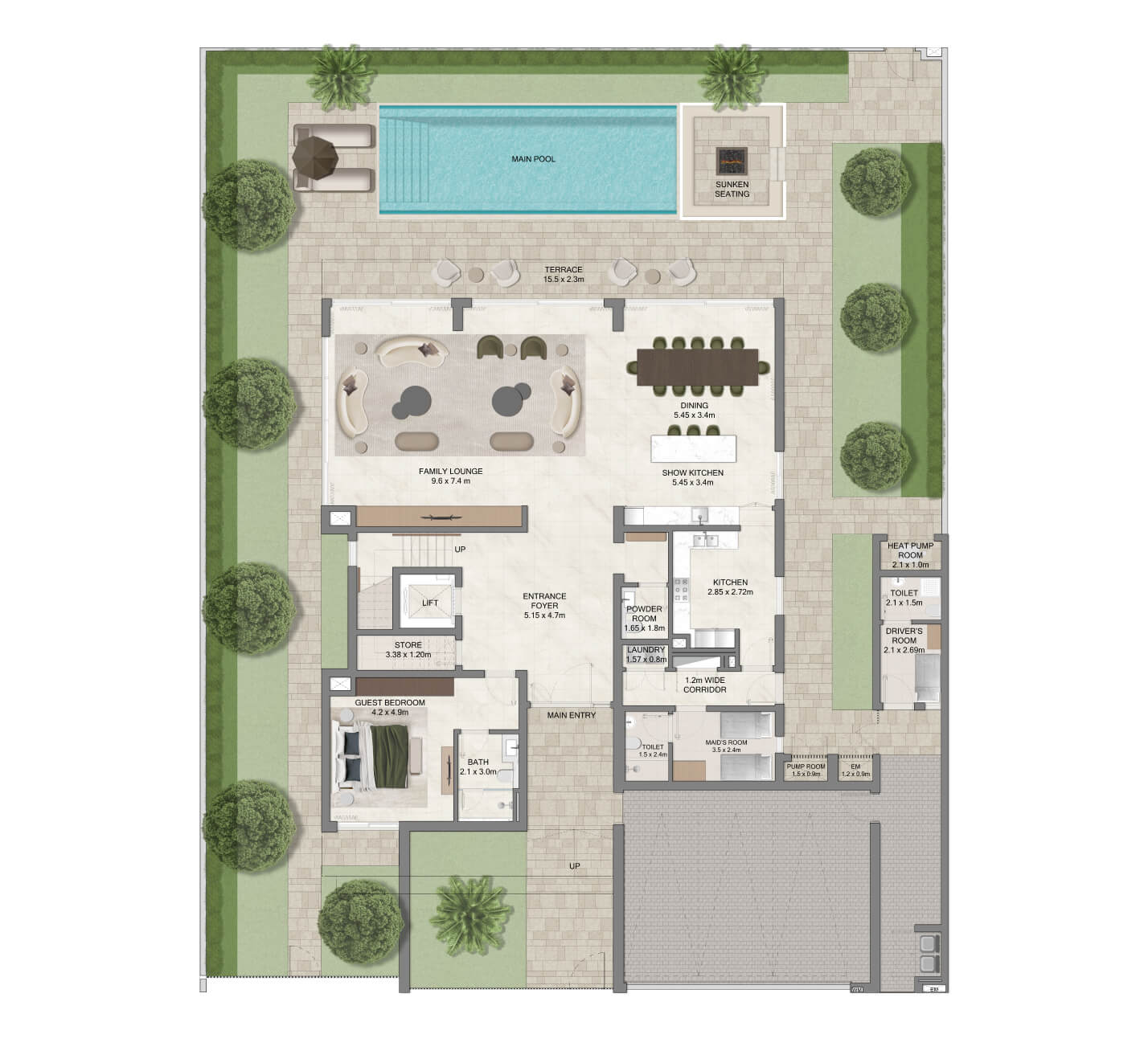 5 Bedroom Villa - A