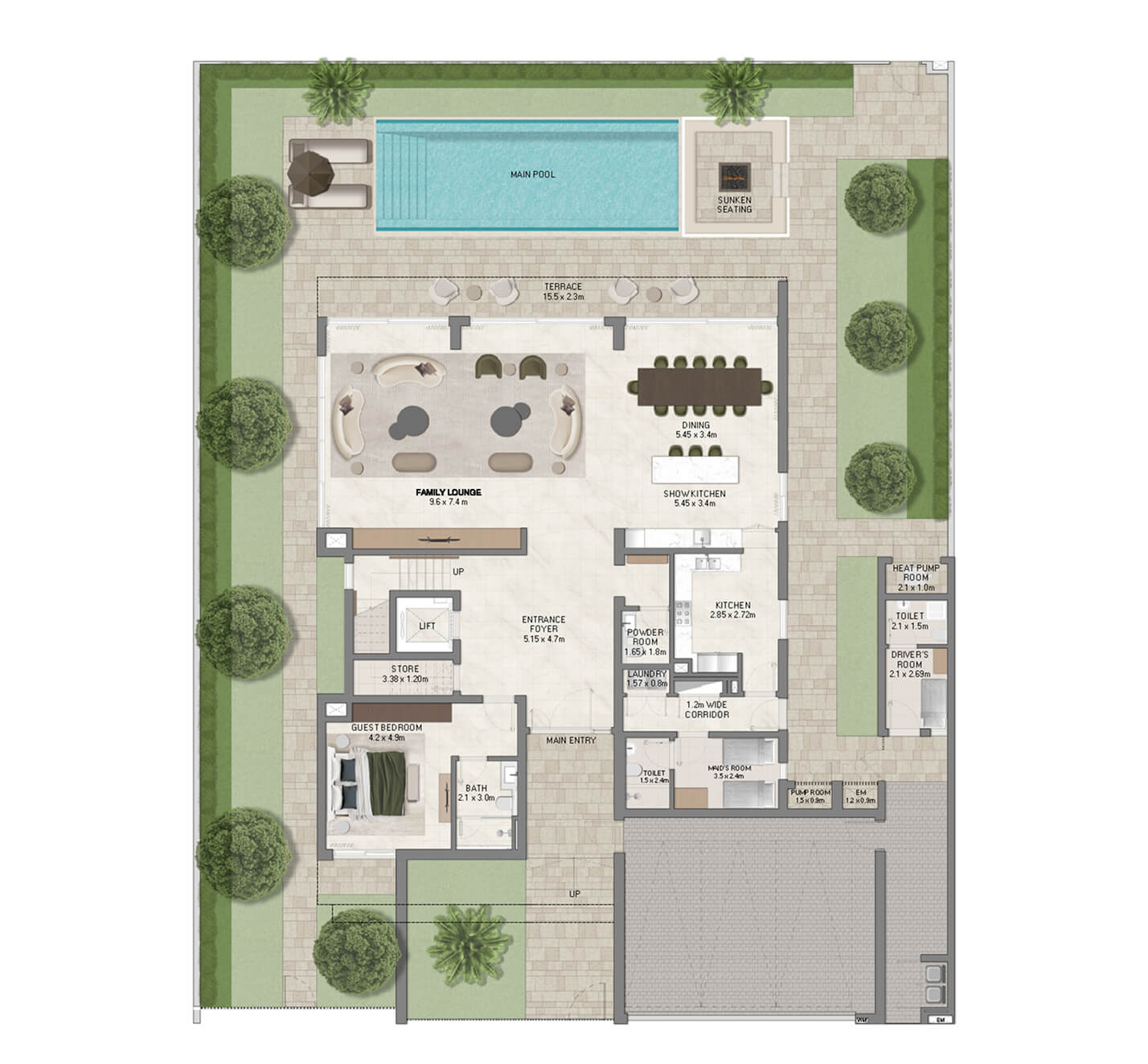 5 Bedroom Villa - A