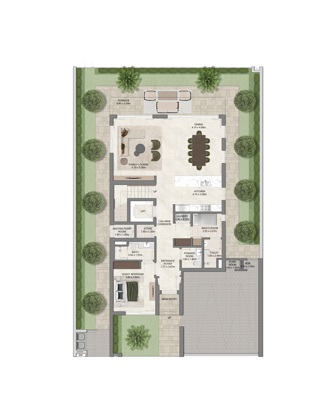 5 Bedroom Villa - B