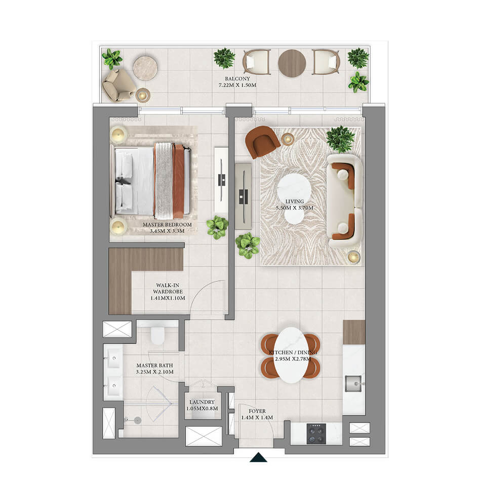 1 Bedroom Villa