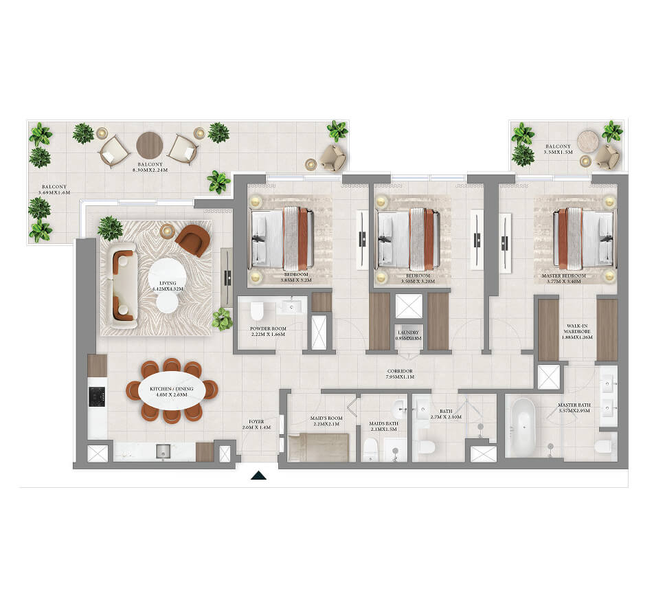 3 Bedroom Villa