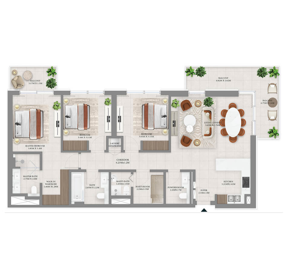 3 Bedroom Villa