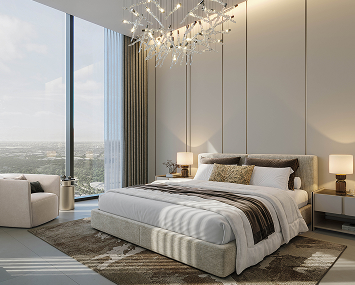 Elegant Interiors & High-Rise Architecture