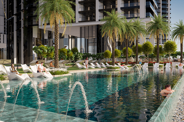 Luxurt homes pool area