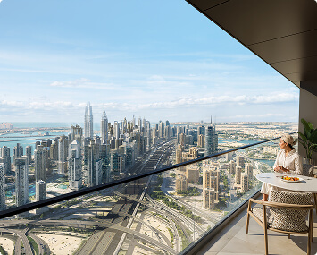 Stunning views from the baclcony